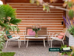 Bellagio Caronia Sessel-Sofa-Lounge-Set 4-teilig
