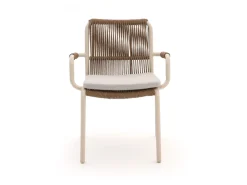 Bellagio Caronia/Sora ø 127 cm Gartenmöbel-Set 5-Teilig Stapelbar