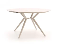 Bellagio Caronia/Sora ø 127 cm Gartenmöbel-Set 5-Teilig Stapelbar