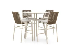 Bellagio Caronia/Tritoni ø 110 cm Gartenbar-Set 5-Teilig Stapelbar