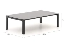 Bellagio Ciane Loungetisch 120x65x34 cm