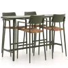 Bellagio Cino 175 cm Gartenbar-Set 5-Teilig Stapelbar