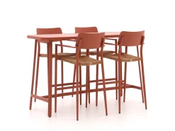Bellagio Cino 175 cm Gartenbar-Set 5-Teilig Stapelbar