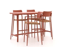 Bellagio Cino 175 cm Gartenbar-Set 5-Teilig Stapelbar