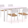 Bellagio Cino/Menzano 160 cm Gartenmöbel-Set 5-teilig stapelbar