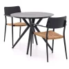 Bellagio Cino/Sora ø 90 cm Gartenmöbel-Set 3-teilig stapelbar