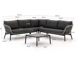 Bellagio Cupello Ecklounge-Set 4-teilig