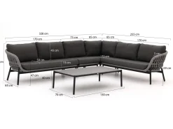 Bellagio Cupello Ecklounge-Set 5-teilig rechts