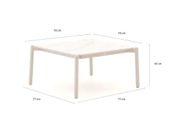 Bellagio Cupello loungetisch 77x77x40 cm