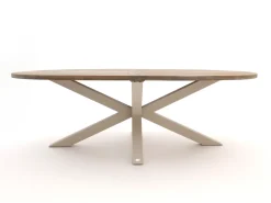 Bellagio Cupello/ROUGH-Y Ellips 240 cm Gartenmöbel-Set 7-teilig