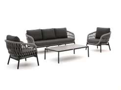 Bellagio Cupello Sessel-Sofa-Lounge-Set 4-teilig