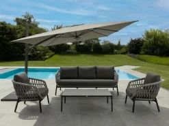 Bellagio Cupello Sessel-Sofa-Lounge-Set 4-teilig