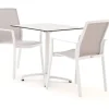Bellagio Dranera/Canzo 70 cm Gartenmöbel-Set 3-teilig stapelbar