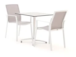 Bellagio Dranera/Canzo 70 cm Gartenmöbel-Set 3-teilig stapelbar