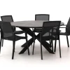 Bellagio Dranera/Fidenza ø 149 cm Gartenmöbel-Set 6-teilig stapelbar