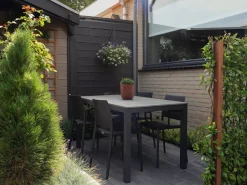 Bellagio Dranera/Fidenza 160 cm Gartenmöbel-Set 5-teilig stapelbar