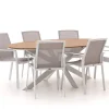Bellagio Dranera/Fidenza oval 220 cm Gartenmöbel-Set 7-teilig stapelbar