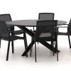 Bellagio Dranera/Lodola ø 150 cm Gartenmöbel-Set 6-teilig stapelbar