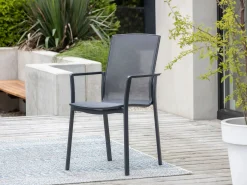 Bellagio Dranera/Lodola ø 150 cm Gartenmöbel-Set 6-teilig stapelbar