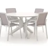 Bellagio Dranera/Lodola ø 130 cm Gartenmöbel-Set 5-teilig stapelbar