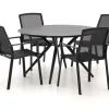 Bellagio Dranera/Sora ø 127 cm Gartenmöbel-Set 5-teilig stapelbar