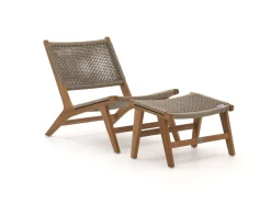 Bellagio Elcito Gartensessel mit Hocker