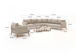 Bellagio Esenta Ecklounge-Set 6-teilig