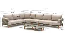Bellagio Esenta Ecklounge-Set 6-teilig links