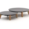 Bellagio Esenta Loungetisch ø86 (h:21 cm)/ø 68 (h:19 cm)