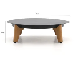 Bellagio Esenta Loungetisch ø86 (h:21 cm)/ø 68 (h:19 cm)