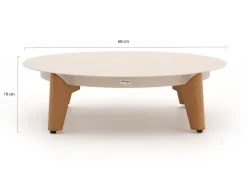 Bellagio Esenta Loungetisch ø 86 (h:21 cm)/ø 68 (h:19 cm)