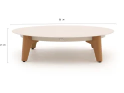 Bellagio Esenta Loungetisch ø 86 (h:21 cm)/ø 68 (h:19 cm)