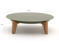 Bellagio Esenta Loungetisch ø86 (h:21 cm)/ø 68 (h:19 cm)