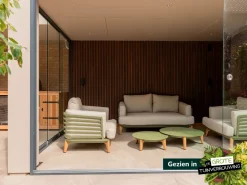 Bellagio Esenta Sessel-Sofa Lounge-Set 5-teilig