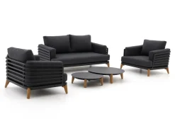 Bellagio Esenta Sessel-Sofa Lounge-Set 5-teilig