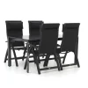 Bellagio Fermo/Sestino 160 cm Gartenmöbel-Set 5-teilig verstellbar