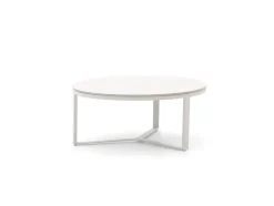 Bellagio Ficarolo Lounge Gartentisch-Set ø 85 cm (h:35 cm)/ø 65 cm (h:30 cm)