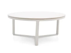 Bellagio Ficarolo Lounge Gartentisch-Set ø 85 cm (h:35 cm)/ø 65 cm (h:30 cm)