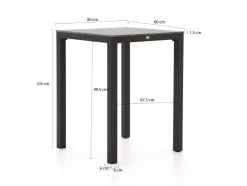 Bellagio Fidenza Bartisch 80x80x105 cm