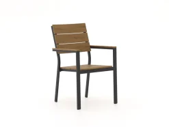 Bellagio Fidenza 160 cm Gartenmöbel-Set 5-teilig stapelbar