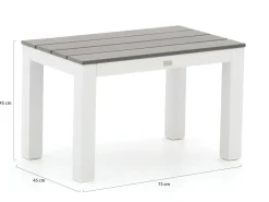Bellagio Fidenza Picknickbank 73x45x45 cm