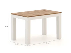 Bellagio Fidenza Picknickbank 73x45x45 cm