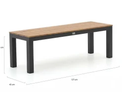 Bellagio Fidenza Picknickbank 137x45x45 cm