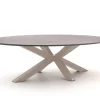 Bellagio Induno Ellips Low Dining Gartentisch 240x120 cm