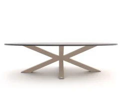 Bellagio Induno Ellips Low Dining Gartentisch 240x120 cm