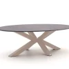 Bellagio Induno Ellips Low Dining Gartentisch 240x120 cm