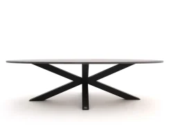 Bellagio Induno Ellips Low Dining Gartentisch 240x120 cm