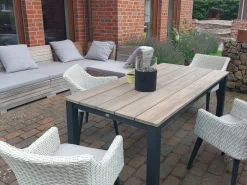 Bellagio Lagundo Gartentisch 180x90x76 cm