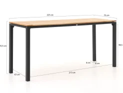 Bellagio Linosa Bartisch 225x75x105cm