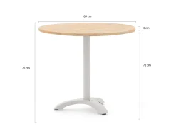 Bellagio Lisio Gartentisch ø 85 cm (h: 75 cm)